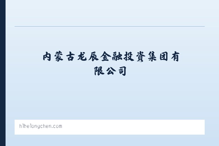 内蒙古龙辰金融投资集团有限公司 列表图